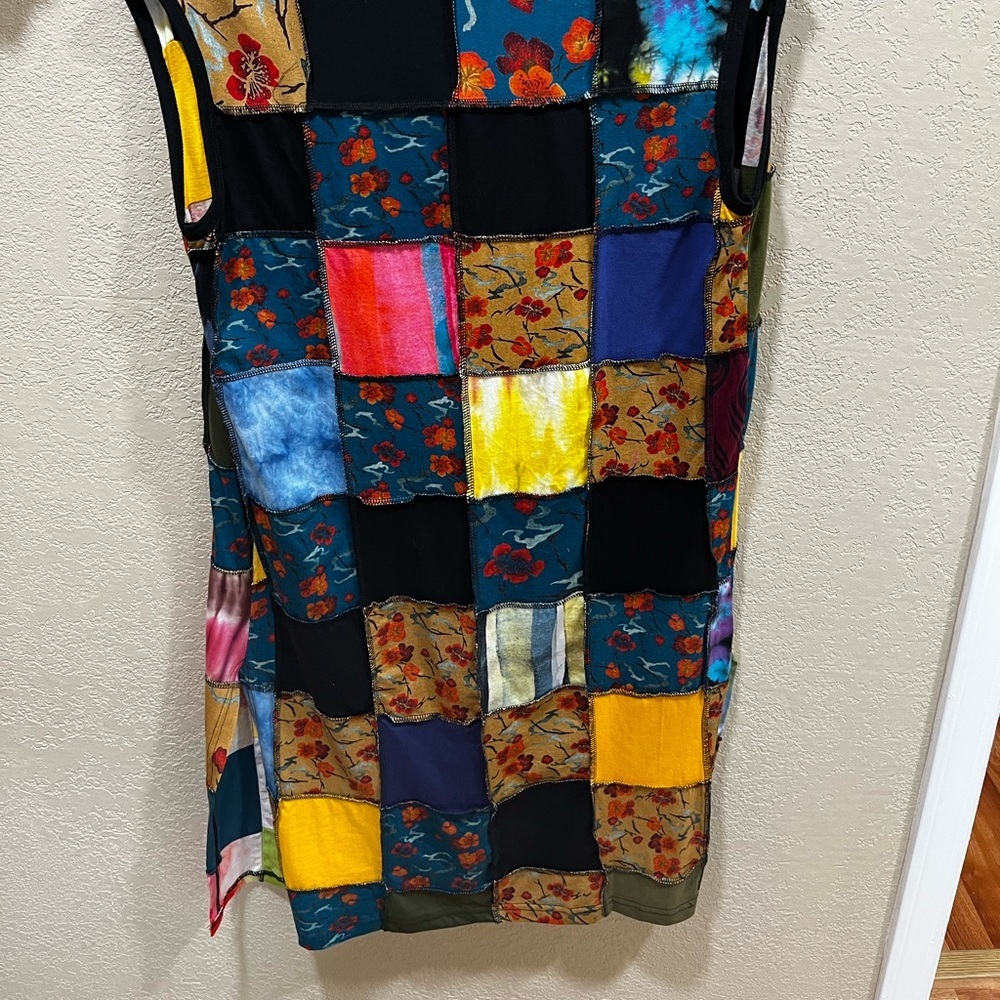 Multicolor Patchwork Vest - image 2